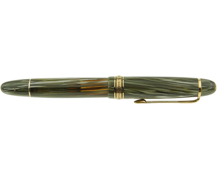 Montblanc Meisterstück Füller No.146G LeGrand Grün Gestreift - Vintage Zelluloid
