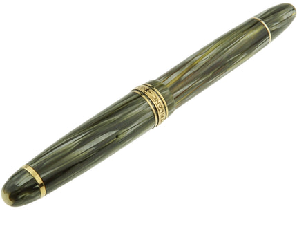 Montblanc Meisterstück Füller No.146G LeGrand Grün Gestreift - Vintage Zelluloid