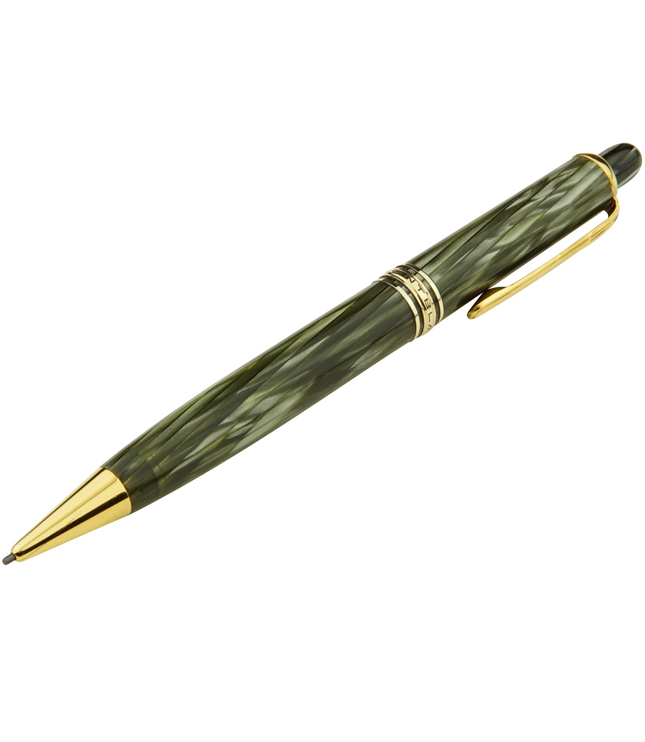 Montblanc PIX Bleistift Nr.172 Grün Gestreift - Vintage Zelluloid