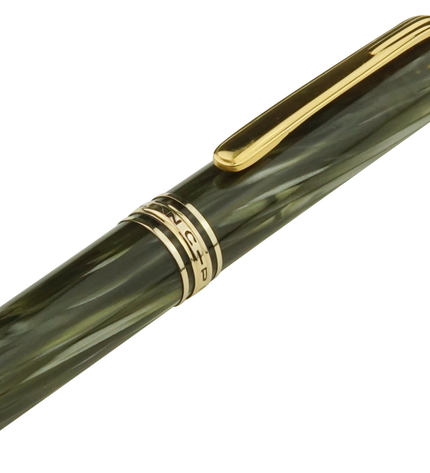 Montblanc PIX Bleistift Nr.172 Grün Gestreift - Vintage Zelluloid