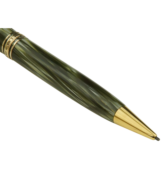 Montblanc PIX Bleistift Nr.172 Grün Gestreift - Vintage Zelluloid
