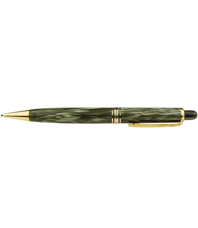 Montblanc PIX Bleistift Nr.172 Grün Gestreift - Vintage Zelluloid
