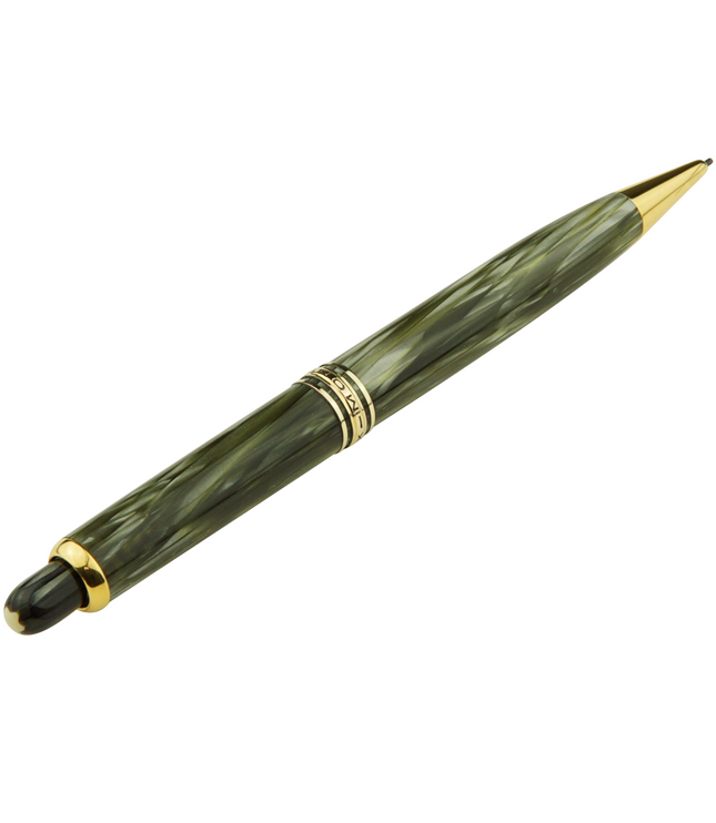Montblanc PIX Bleistift Nr.172 Grün Gestreift - Vintage Zelluloid