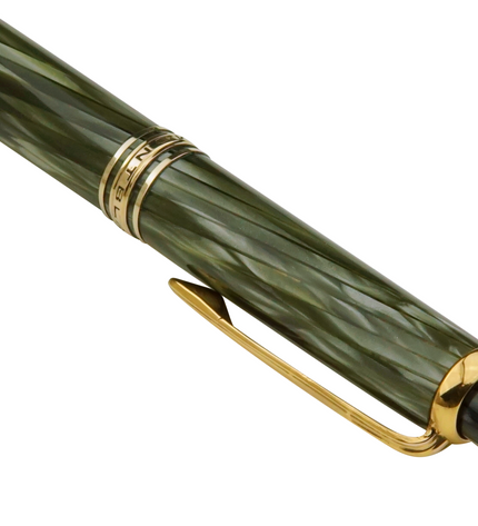 Montblanc PIX Bleistift Nr.172 Grün Gestreift - Vintage Zelluloid