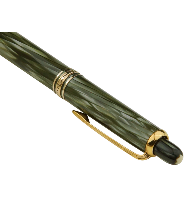 Montblanc PIX Bleistift Nr.172 Grün Gestreift - Vintage Zelluloid