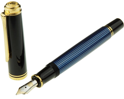 Pelikan Souverän M600 Füller Blau Gestreift