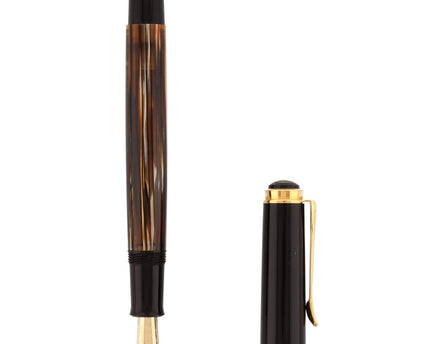 Pelikan 400 Füller Vintage Schildpattbraun Gestreift
