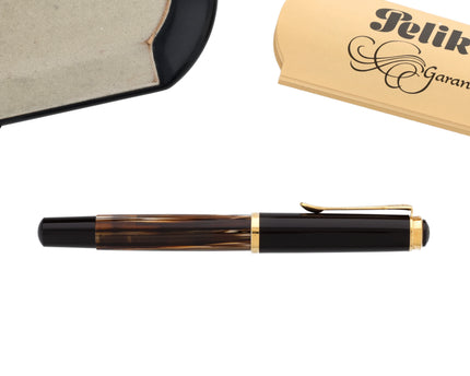 Pelikan 400 Füller Vintage Schildpattbraun Gestreift