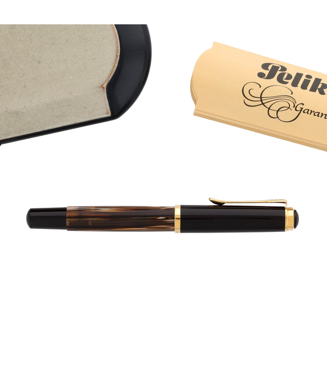 Pelikan 400 Füller Vintage Schildpattbraun Gestreift