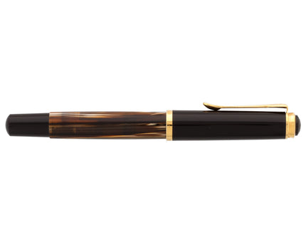 Pelikan 400 Füller Vintage Schildpattbraun Gestreift