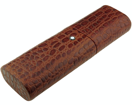 Montblanc Meisterstück Florence 3er Lederetui Mahagoni Kroko - meisterstück-shop.de