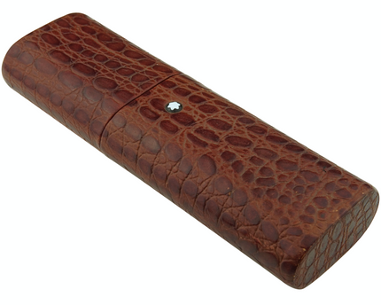 Montblanc Meisterstück Florence 3er Lederetui Mahagoni Kroko - meisterstück-shop.de