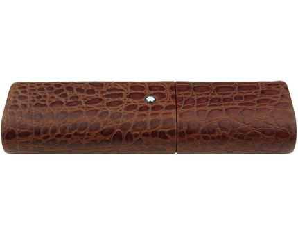Montblanc Meisterstück Florence 3er Lederetui Mahagoni Kroko - meisterstück-shop.de