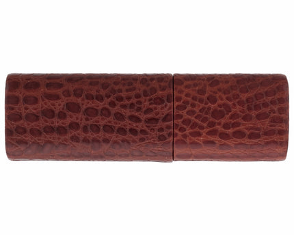 Montblanc Meisterstück Florence 3er Lederetui Mahagoni Kroko