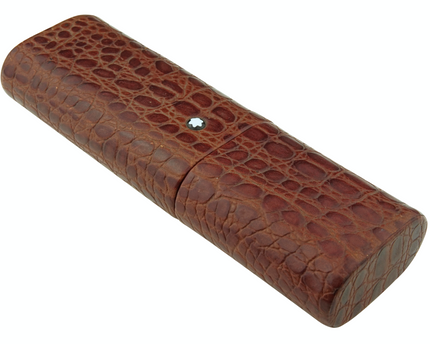 Montblanc Meisterstück Florence 3er Lederetui Mahagoni Kroko - meisterstück-shop.de