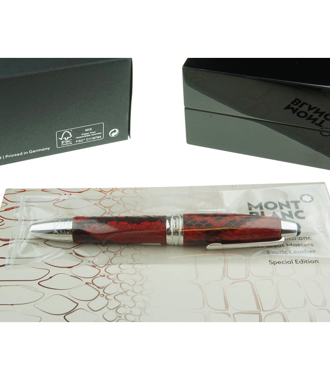 Montblanc Meisterstück Great Masters Python Leather Füller - Sealed