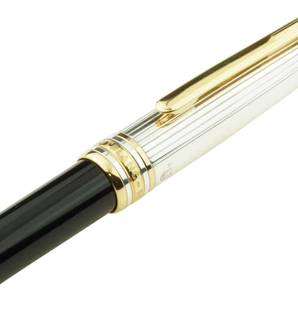 Montblanc Meisterstück Solitaire Doué 925er Sterling Silber Kugelschreiber No.164 Classique