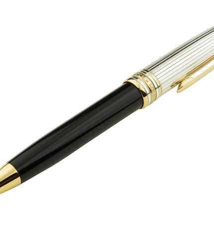 Montblanc Meisterstück Solitaire Doué 925er Sterling Silber Kugelschreiber No.164 Classique