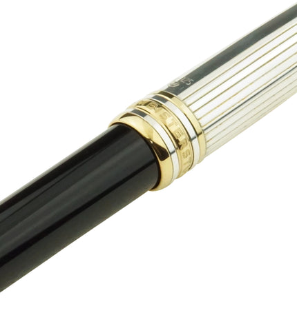 Montblanc Meisterstück Solitaire Doué 925er Sterling Silber Kugelschreiber No.164 Classique