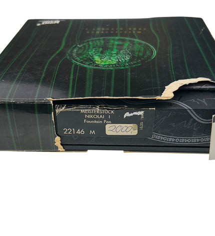 Montblanc Meisterstück Solitaire Czar Nikolai Vermeil Füller No.146 LeGrand