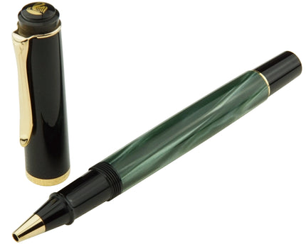 Pelikan R200 Tintenroller Grün Marmoriert - meisterstück-shop.de