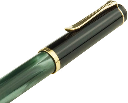 Pelikan R200 Tintenroller Grün Marmoriert - meisterstück-shop.de
