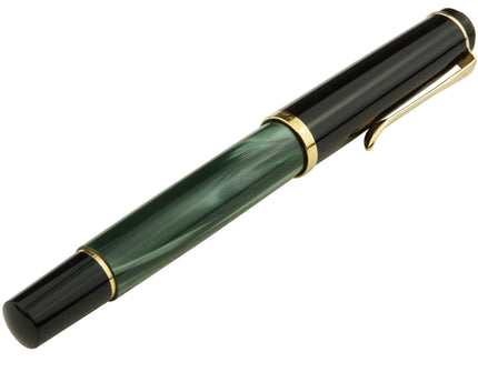 Pelikan R200 Tintenroller Grün Marmoriert - meisterstück-shop.de