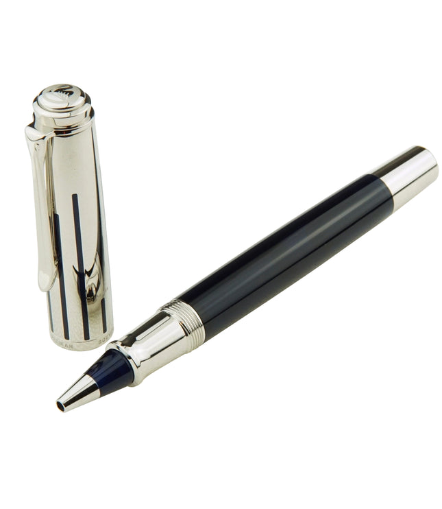 Pelikan Souverän R625 Tintenroller Dark Blue Transparent - meisterstück-shop.de