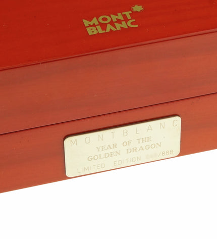 Montblanc Year of the Golden Dragon 2000 Limited Edition 888 Füller