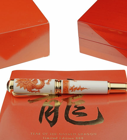 Montblanc Year of the Golden Dragon 2000 Limited Edition 888 Füller
