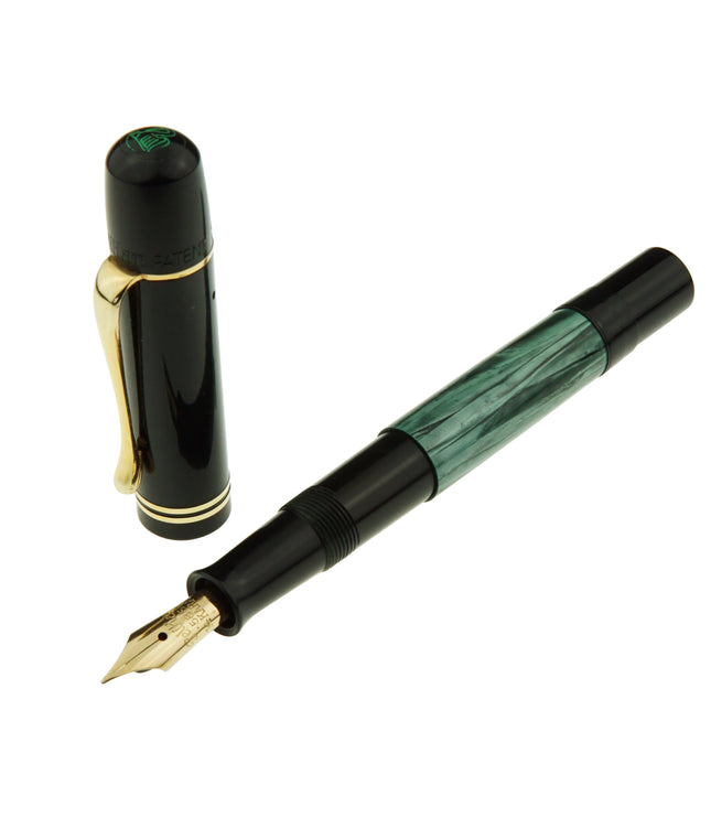 Pelikan 100 Füller Grün-Marmoriert - meisterstück-shop.de