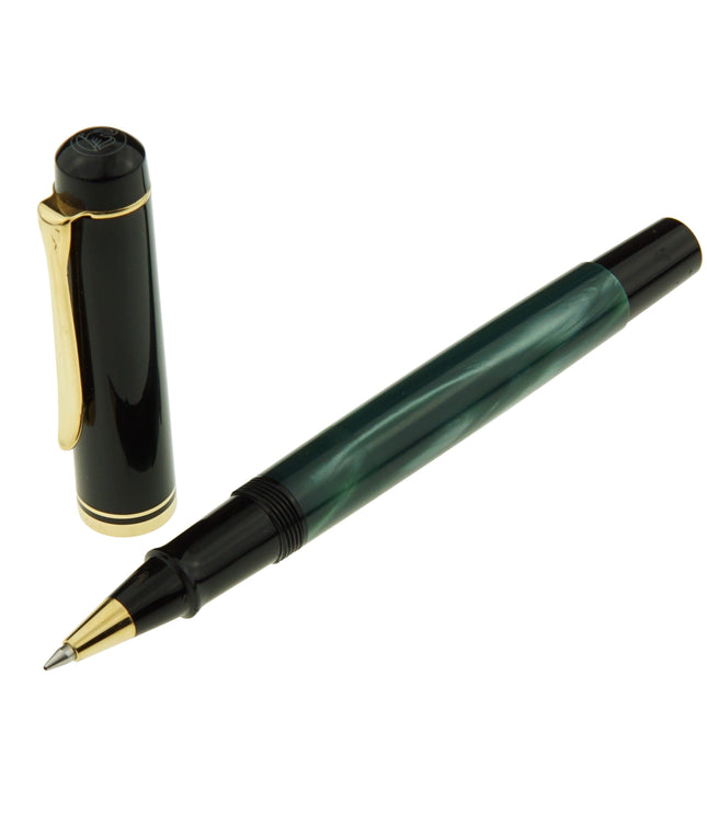 Pelikan R200 Tintenroller Grün Marmoriert