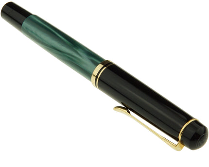 Pelikan R200 Tintenroller Grün Marmoriert