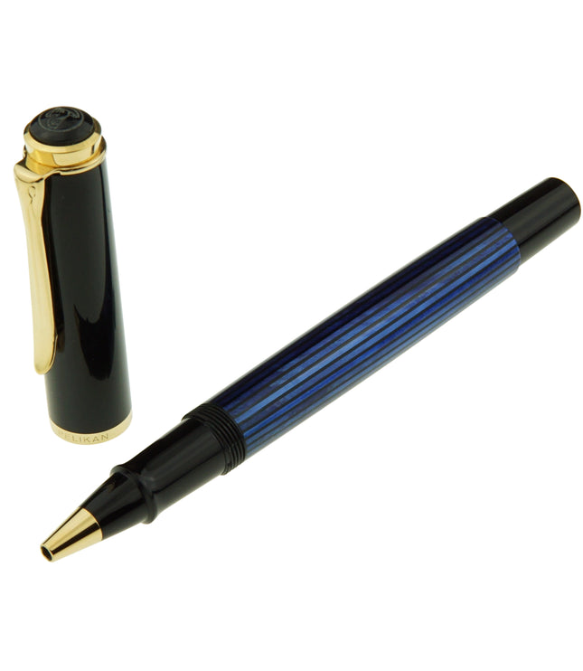 Pelikan R400 Old Style Tintenroller Blau Gestreift - meisterstück-shop.de