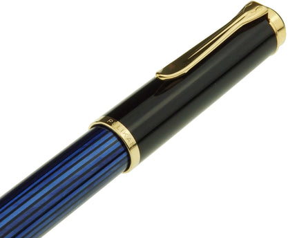 Pelikan R400 Old Style Tintenroller Blau Gestreift - meisterstück-shop.de