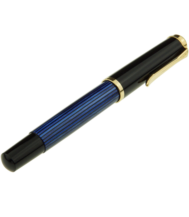 Pelikan R400 Old Style Tintenroller Blau Gestreift - meisterstück-shop.de