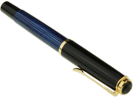 Pelikan R400 Old Style Tintenroller Blau Gestreift - meisterstück-shop.de
