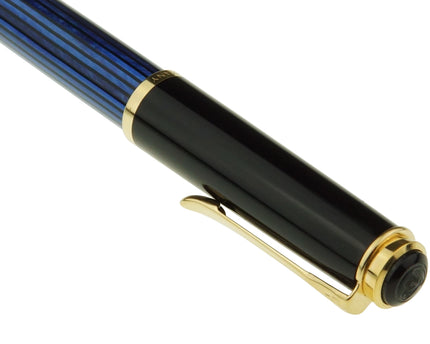 Pelikan R400 Old Style Tintenroller Blau Gestreift - meisterstück-shop.de