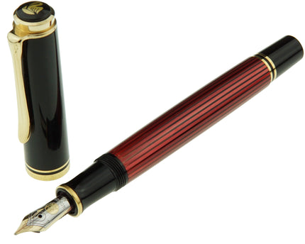 Pelikan Souverän M400 Füller Rot Gestreift