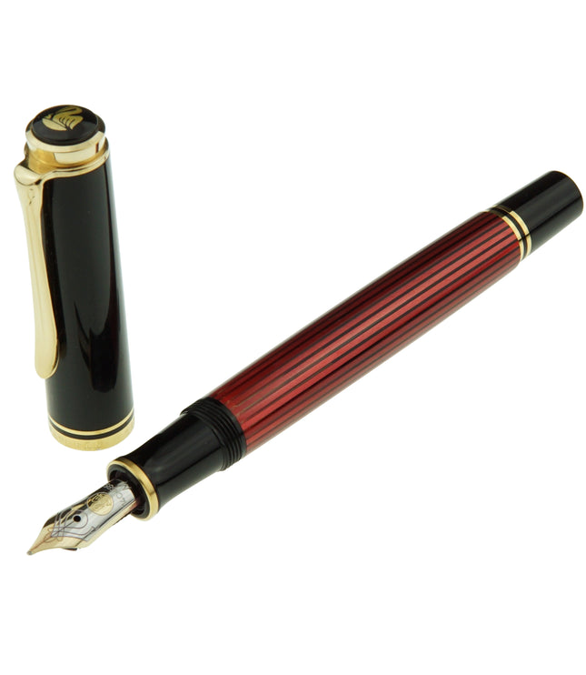 Pelikan Souverän M400 Füller Rot Gestreift