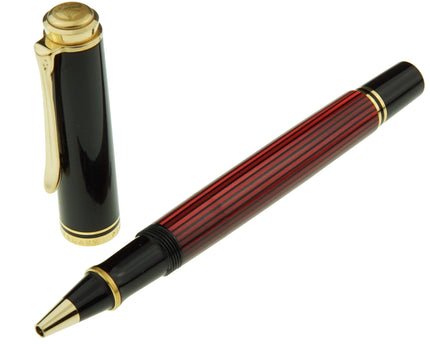 Pelikan Souverän R400 Tintenroller Rot Gestreift - meisterstück-shop.de