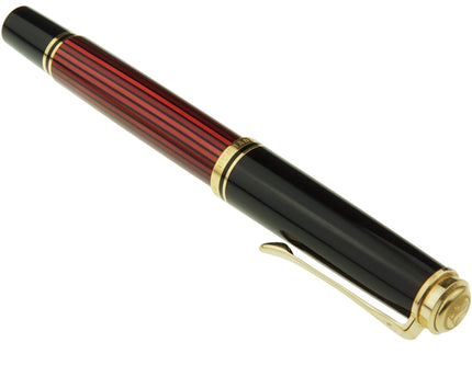 Pelikan Souverän R400 Tintenroller Rot Gestreift - meisterstück-shop.de