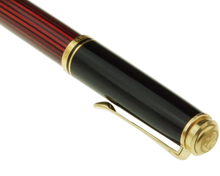 Pelikan Souverän R400 Tintenroller Rot Gestreift - meisterstück-shop.de