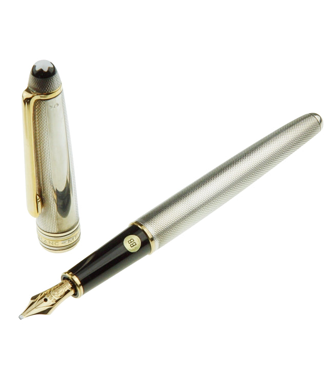 Montblanc Meisterstück Solitaire 925er Sterling Silber Füller No.144 Classique