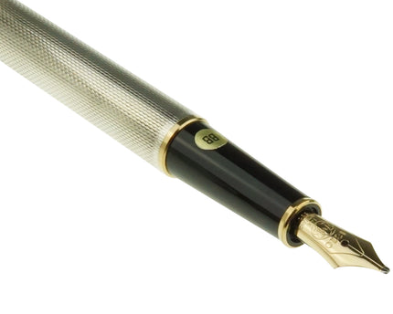 Montblanc Meisterstück Solitaire 925er Sterling Silber Füller No.144 Classique