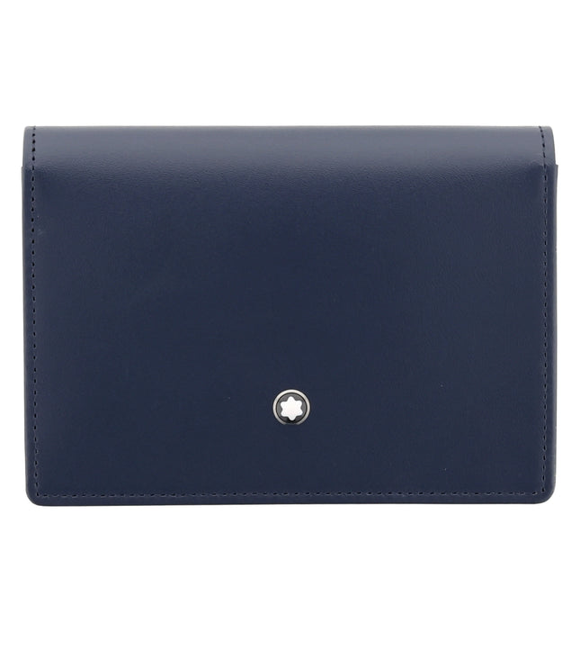 Montblanc Leather Goods Meisterstück Business Card Holder 6cc Navy