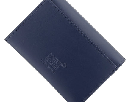 Montblanc Leather Goods Meisterstück Business Card Holder 6cc Navy