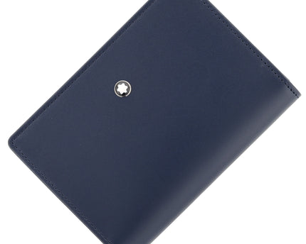 Montblanc Leather Goods Meisterstück Business Card Holder 6cc Navy