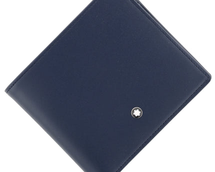 Montblanc Leather Goods Meisterstück Geldbörse mit Münzfach 4cc Navy