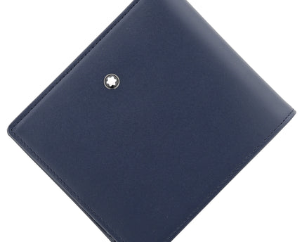 Montblanc Leather Goods Meisterstück Geldbörse mit Münzfach 4cc Navy